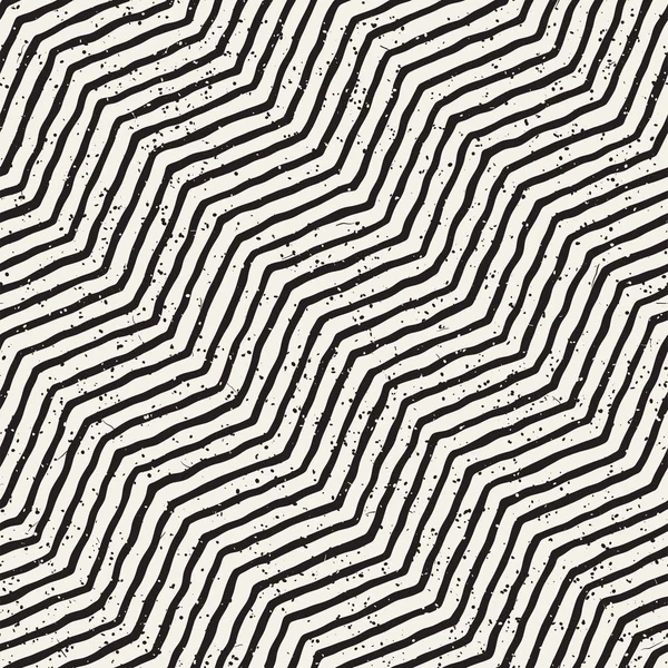 El ile Dikişsiz desen fırça darbeleriyle çizilmiş. Doodle grunge illüstrasyon mürekkep. Geometrik tek renkli vektör desen.