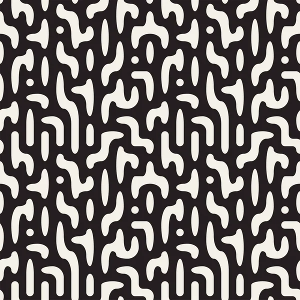 Vektör geometrik noktalar ile seamless modeli. Tek renkli rasgele hattı çizgileri. Yinelenen şık arka plan tasarım kontrast