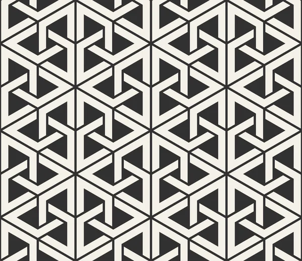 Vektör kesintisiz çizgiler desen. Modern şık üçgen şekiller doku. Geometrik fayans gelen çizgili öğe yinelenen