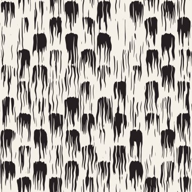 Vektör Dikişsiz desen fırça çizgileri ve vuruş. Siyah ve beyaz arka plan ile mürekkep satır öğeleri. El doku boyalı.