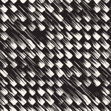 Vektör Dikişsiz desen fırça çizgileri ve vuruş. Siyah ve beyaz arka plan ile mürekkep satır öğeleri. El doku boyalı.
