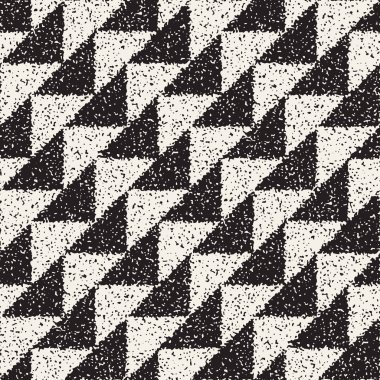 Gürültülü soyut geometrik şekiller arka plan dokulu. Vektör Dikişsiz vintage grungy desen.