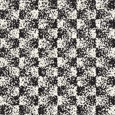 Gürültülü soyut geometrik şekiller arka plan dokulu. Vektör Dikişsiz vintage grungy desen.