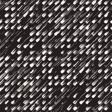 Vektör Dikişsiz desen fırça çizgileri ve vuruş. Siyah ve beyaz arka plan ile mürekkep satır öğeleri. El doku boyalı.