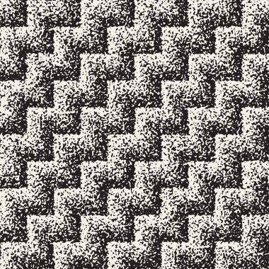 Gürültülü soyut geometrik şekiller arka plan dokulu. Vektör Dikişsiz vintage grungy desen.