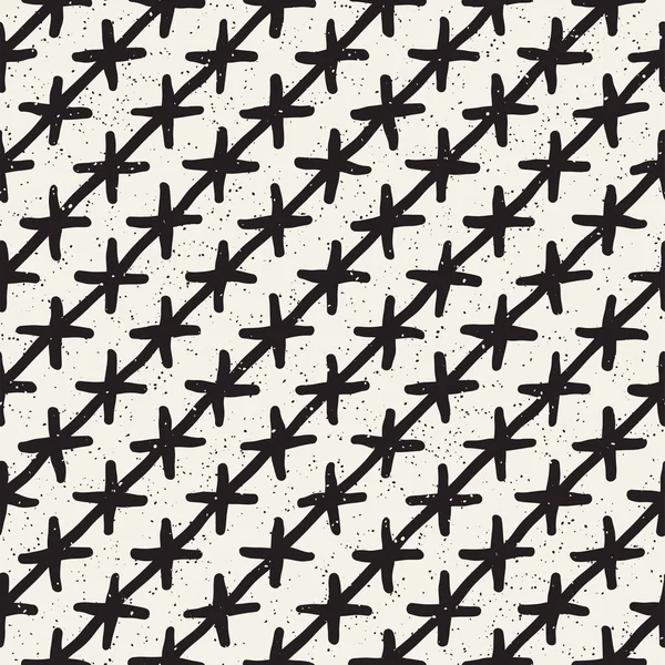 El çizimi, pürüzsüz bir şekil. Siyah beyaz soyut geometrik döşeme arkaplanı. vektör biçiminde karalama çizgisi kafesi