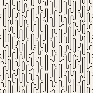 Vektör geometrik noktalar ile seamless modeli. Tek renkli rasgele hattı çizgileri. Yinelenen şık arka plan tasarım kontrast