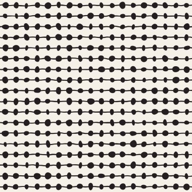 Elle çizilmiş stil etnik seamless modeli. Arka plan siyah ve beyaz soyut geometrik şekiller.