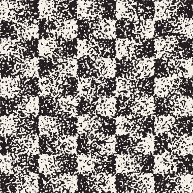 Gürültülü soyut geometrik şekiller arka plan dokulu. Vektör Dikişsiz grungy desen.