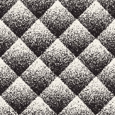 Gürültülü soyut geometrik şekiller arka plan dokulu. Vektör Dikişsiz grungy desen.