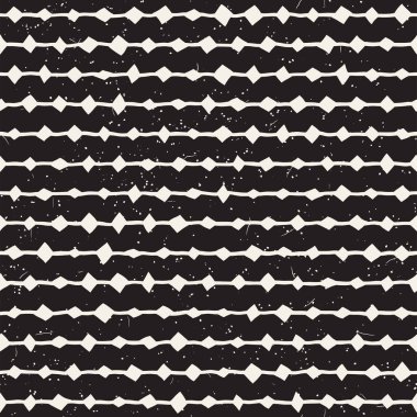 Elle çizilmiş stil etnik seamless modeli. Arka plan soyut geometrik şekiller