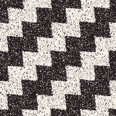 Gürültülü soyut geometrik şekiller arka plan dokulu. Vektör Dikişsiz vintage desen.