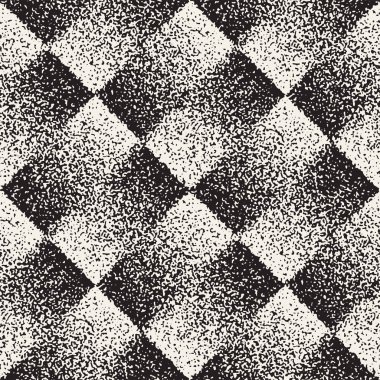 Gürültülü soyut geometrik şekiller arka plan dokulu. Vektör Dikişsiz grungy desen.