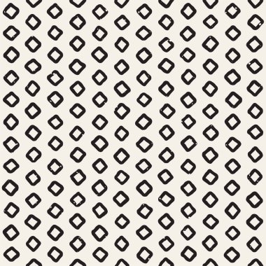 El ile Seamless Modeli hatları çizilmiş. Arka plan serbest fırça darbeleriyle. Siyah ve beyaz doku. Kağıt ambalaj için süsleme.