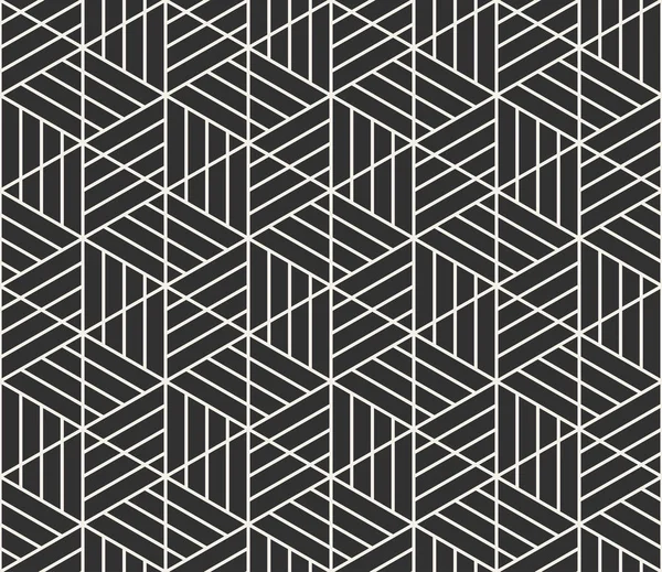 Vektor nahtlose Linien Muster. moderne stilvolle Dreiecksformen Textur. Wiederholung geometrischer Kacheln — Stockvektor
