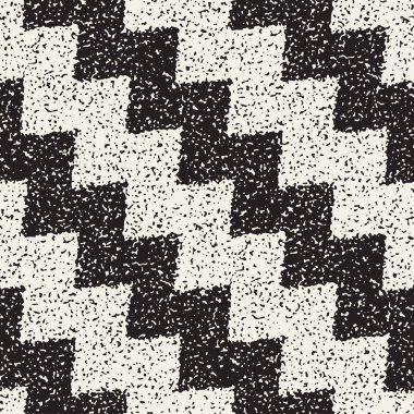 Gürültülü soyut geometrik şekiller arka plan dokulu. Vektör Dikişsiz vintage desen.