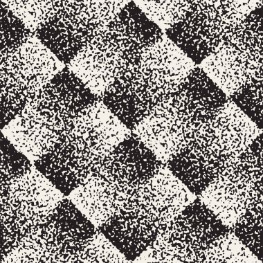 Gürültülü soyut geometrik şekiller arka plan dokulu. Vektör Dikişsiz grungy desen.