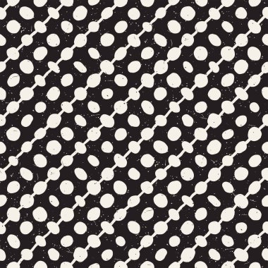 Elle çizilmiş stil etnik seamless modeli. Arka plan siyah ve beyaz soyut geometrik şekiller.