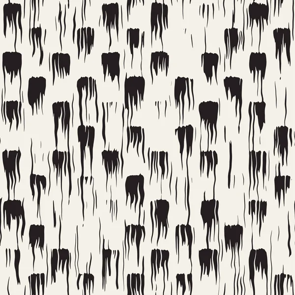 Vektör Dikişsiz desen fırça çizgileri ve vuruş. Siyah ve beyaz arka plan ile mürekkep satır öğeleri. El doku boyalı.