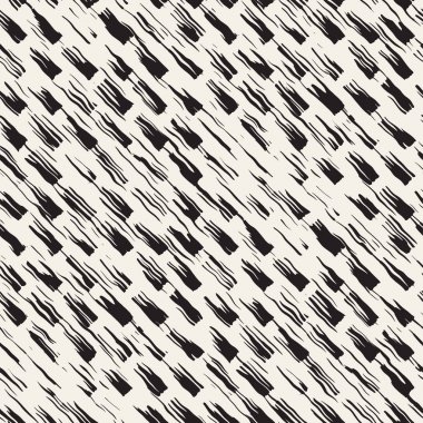 Vektör Dikişsiz desen fırça çizgileri ve vuruş. Siyah ve beyaz arka plan ile mürekkep satır öğeleri. El doku boyalı.