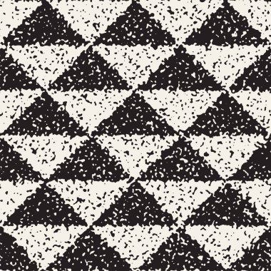 Gürültülü soyut geometrik şekiller arka plan dokulu. Vektör Dikişsiz vintage grungy desen.