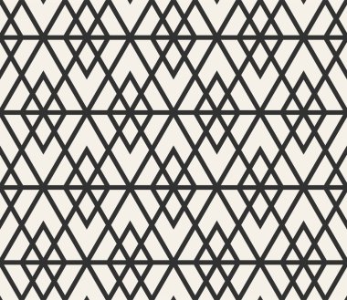 Vektör kesintisiz çizgiler desen. Modern şık üçgen şekiller doku. Geometrik fayans gelen çizgili öğe yinelenen