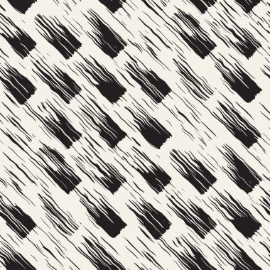 Vektör Dikişsiz desen fırça çizgileri ve vuruş. Siyah ve beyaz arka plan ile mürekkep satır öğeleri. El doku boyalı.