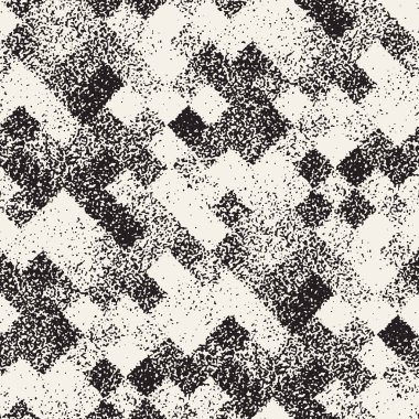 Gürültülü soyut geometrik şekiller arka plan dokulu. Vektör Dikişsiz vintage grungy desen.