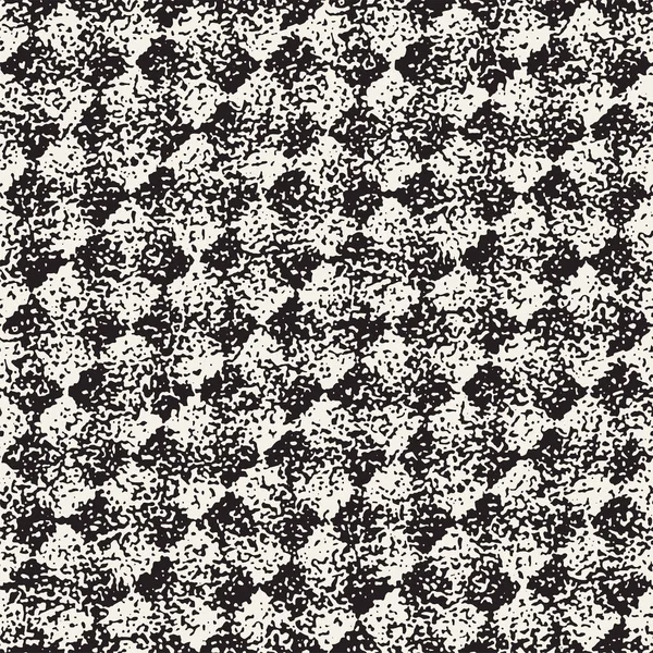 Abstract Lawaaierige Getextureerde Geometrische Vormen Achtergrond Vector Naadloze Vintage Grungy — Stockvector
