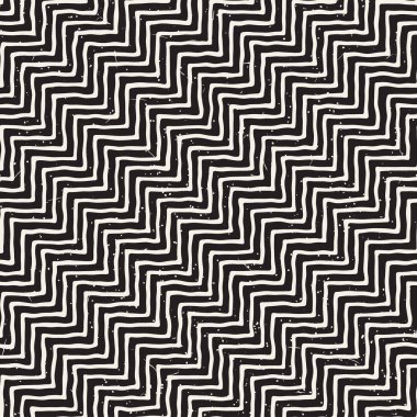 El çizimi, pürüzsüz bir şekil. Siyah beyaz soyut geometrik döşeme arkaplanı. vektör biçiminde karalama çizgisi kafesi