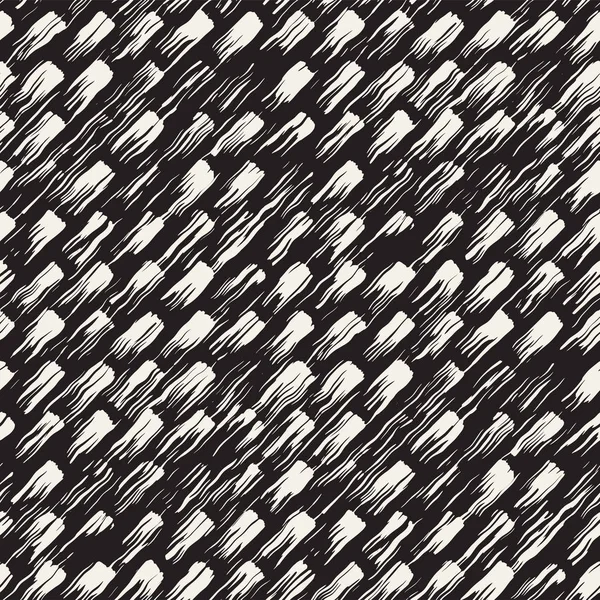 Vektör Dikişsiz desen fırça çizgileri ve vuruş. Siyah ve beyaz arka plan ile mürekkep satır öğeleri. El doku boyalı.