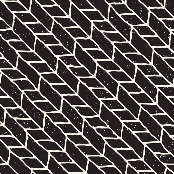 El çizimi, pürüzsüz bir şekil. Siyah beyaz soyut geometrik döşeme arkaplanı. vektör biçiminde karalama çizgisi kafesi