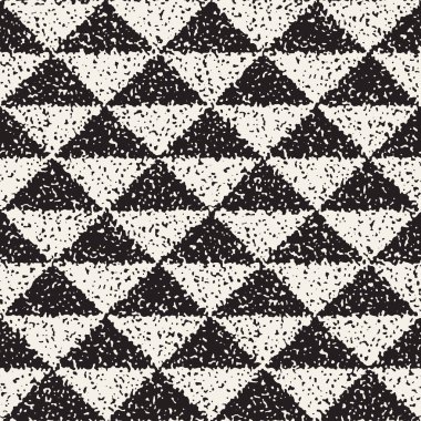 Gürültülü soyut geometrik şekiller arka plan dokulu. Vektör Dikişsiz vintage grungy desen.