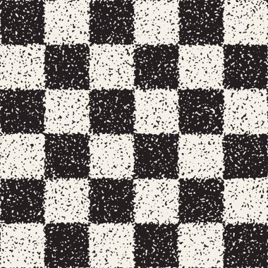 Gürültülü soyut geometrik şekiller arka plan dokulu. Vektör Dikişsiz vintage grungy desen.