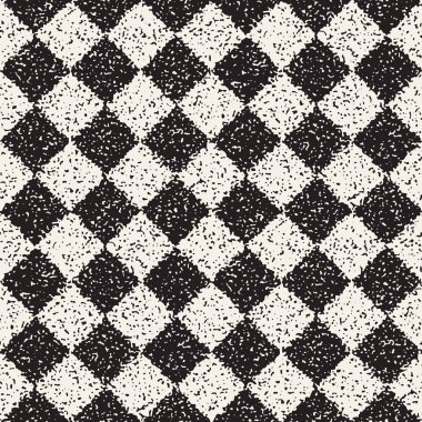 Gürültülü soyut geometrik şekiller arka plan dokulu. Vektör Dikişsiz vintage grungy desen.