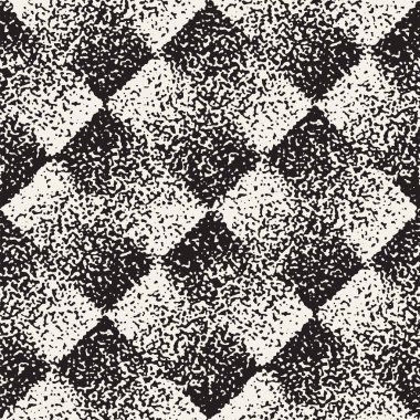 Gürültülü soyut geometrik şekiller arka plan dokulu. Vektör Dikişsiz vintage grungy desen.