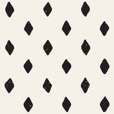 El ile Seamless Modeli hatları çizilmiş. Arka plan serbest fırça darbeleriyle. Siyah ve beyaz doku. Kağıt ambalaj için süsleme.