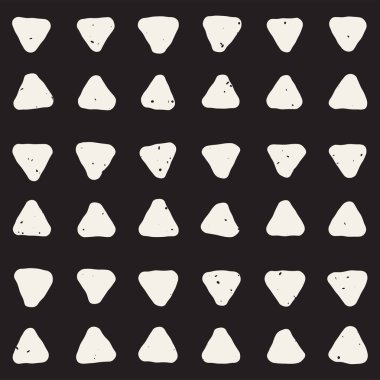 El ile Seamless Modeli hatları çizilmiş. Arka plan serbest fırça darbeleriyle. Siyah ve beyaz doku. Kağıt ambalaj için süsleme.