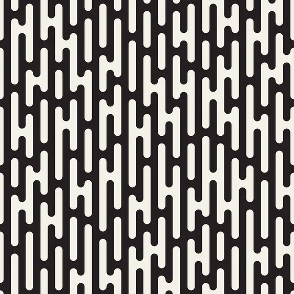 Vektor Nahtlose Muster Mit Geometrischen Punkten Monochrome Zufällige Linienschlieren Kontrast — Stockvektor