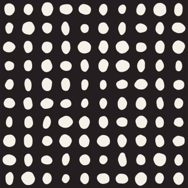 Elle çizilmiş stil etnik seamless modeli. Arka plan siyah ve beyaz soyut geometrik şekiller.