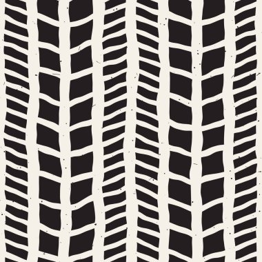 El çizimi, pürüzsüz bir şekil. Siyah beyaz soyut geometrik döşeme arkaplanı. vektör biçiminde karalama çizgisi kafesi