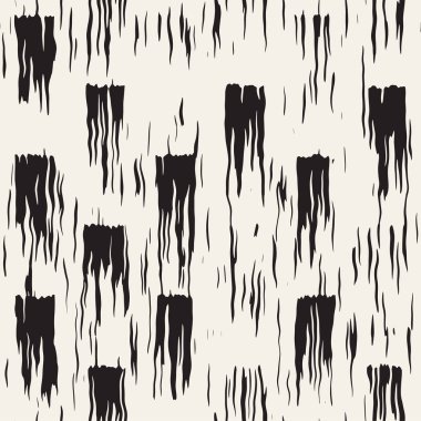Vektör Dikişsiz desen fırça çizgileri ve vuruş. Siyah ve beyaz arka plan ile mürekkep satır öğeleri. El doku boyalı.