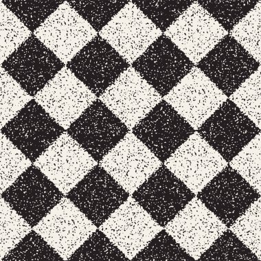 Gürültülü soyut geometrik şekiller arka plan dokulu. Vektör Dikişsiz vintage grungy desen.