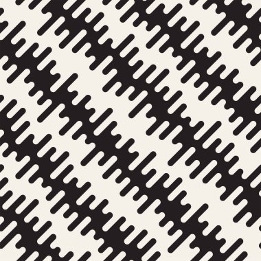 Vektör geometrik noktalar ile seamless modeli. Tek renkli rasgele hattı çizgileri. Yinelenen şık arka plan tasarım kontrast