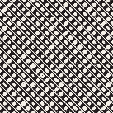 Elle çizilmiş stil etnik seamless modeli. Arka plan siyah ve beyaz soyut geometrik şekiller.