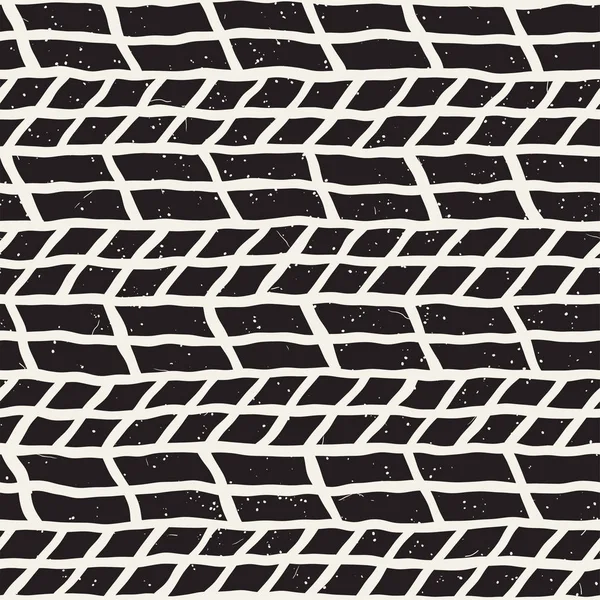 El çizimi, pürüzsüz bir şekil. Siyah beyaz soyut geometrik döşeme arkaplanı. vektör biçiminde karalama çizgisi kafesi
