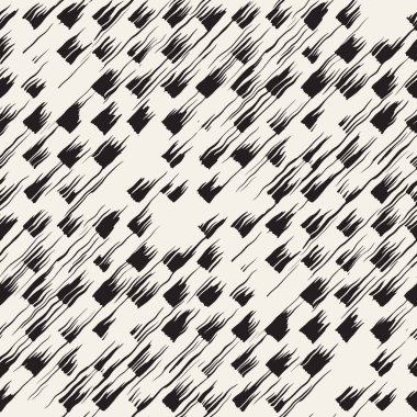 Vektör Dikişsiz desen fırça çizgileri ve vuruş. Siyah ve beyaz arka plan ile mürekkep satır öğeleri. El doku boyalı.