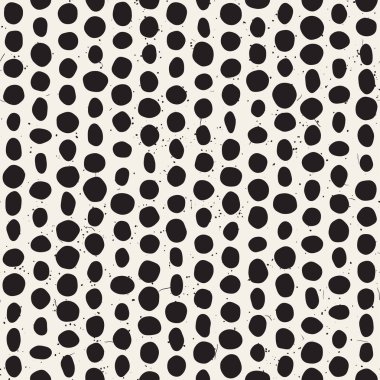 Elle çizilmiş stil etnik seamless modeli. Arka plan siyah ve beyaz soyut geometrik şekiller.