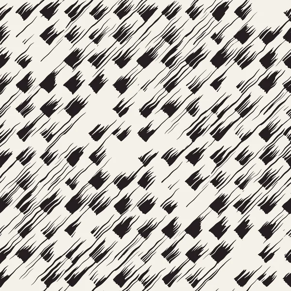 Vektör Dikişsiz desen fırça çizgileri ve vuruş. Siyah ve beyaz arka plan ile mürekkep satır öğeleri. El doku boyalı.