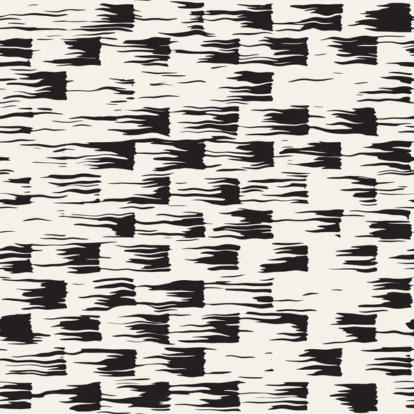 Vektör Dikişsiz desen fırça çizgileri ve vuruş. Siyah ve beyaz arka plan ile mürekkep satır öğeleri. El doku boyalı.